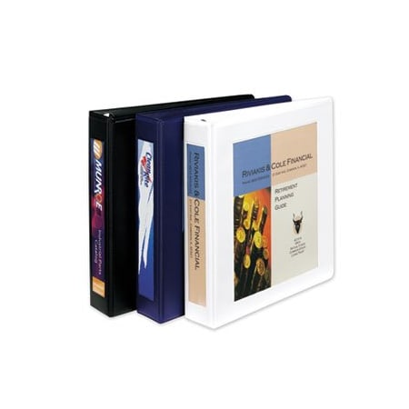 Avery Dennison BNDR, FRMD VIEW, 1.5in, WHT 68060